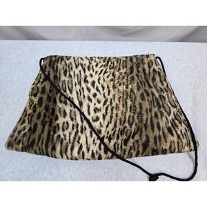 Mauro Bagatelli Animal Print Muff Style Handbag Made In Italy